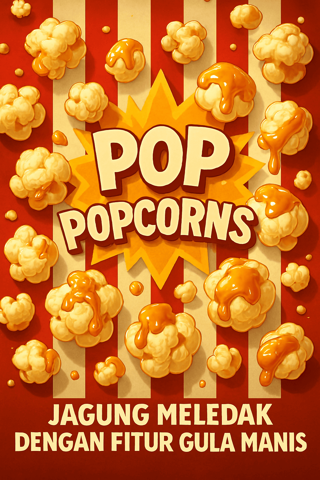 Pop Popcorns: Jagung Meledak Dengan Fitur Gula Manis