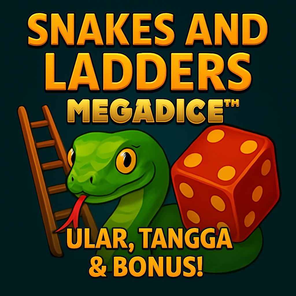 Snakes and Ladders Megadice: Ular, Tangga & Bonus!